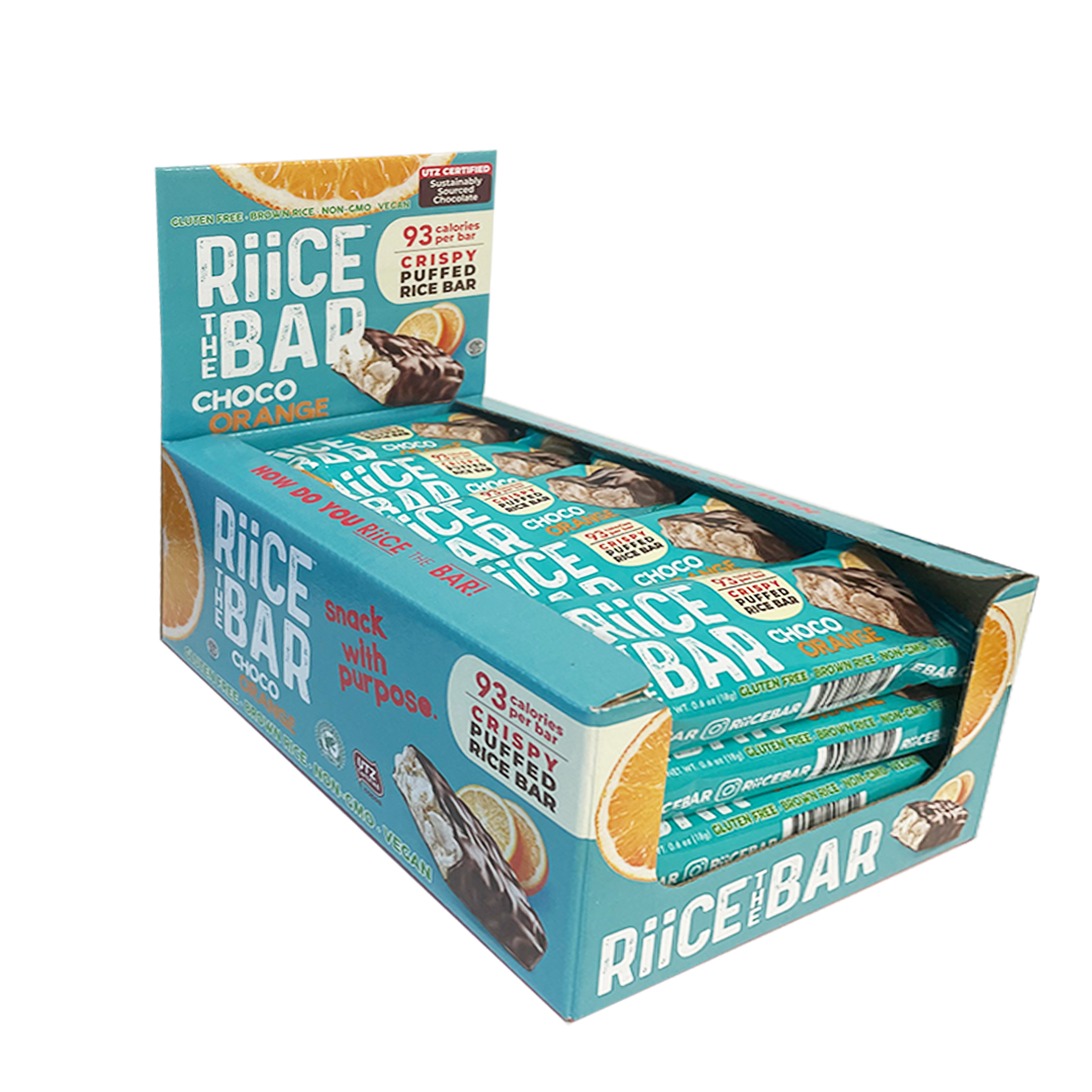 RiiCE THE BAR, DARK CHOCOLATE, 5 BARS x 0.6 OZ